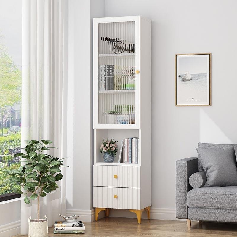 角柜墙角置物架客厅储物柜转角收纳柜角落玻璃柜家用书柜