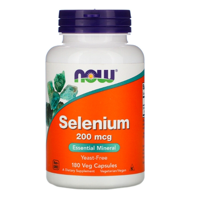 美国NOW硒胶囊蛋氨酸调节免疫