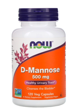 现货美国Now Foods D-甘露糖 D-mannose  健康清洁 500mg120粒