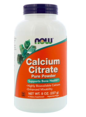 现货美国 Now Foods Calcium Citrate Pure Powder柠檬酸钙粉猫狗
