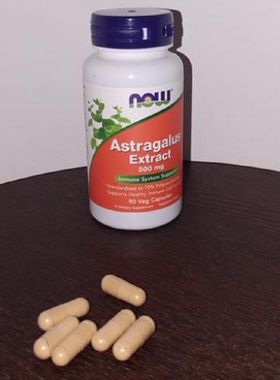 现货美国Now Foods Astragalus Extract 黄芪提取物 500mg90粒