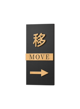立体移门玻璃往向走门贴
