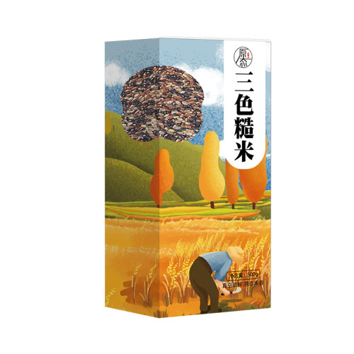 五谷杂粮三色糙米原态禾香
