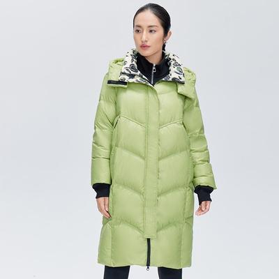 艾莱依田园户外茧型大衣女秋冬