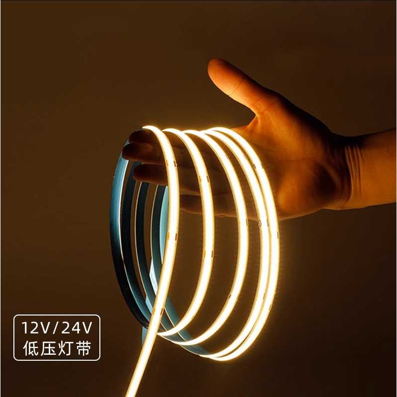 COB灯带柔性软灯条吊顶楼梯酒柜橱窗超亮柔感应线性灯条可弯折叠