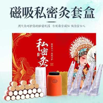 美容院女性私密灸套盒导管会阴灸桃花灸磁吸艾柱私密艾灸盒