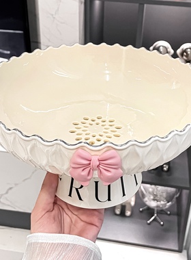 水果盘2026新款高颜值客厅家用茶几高端精致果盘零食摆放轻奢高档