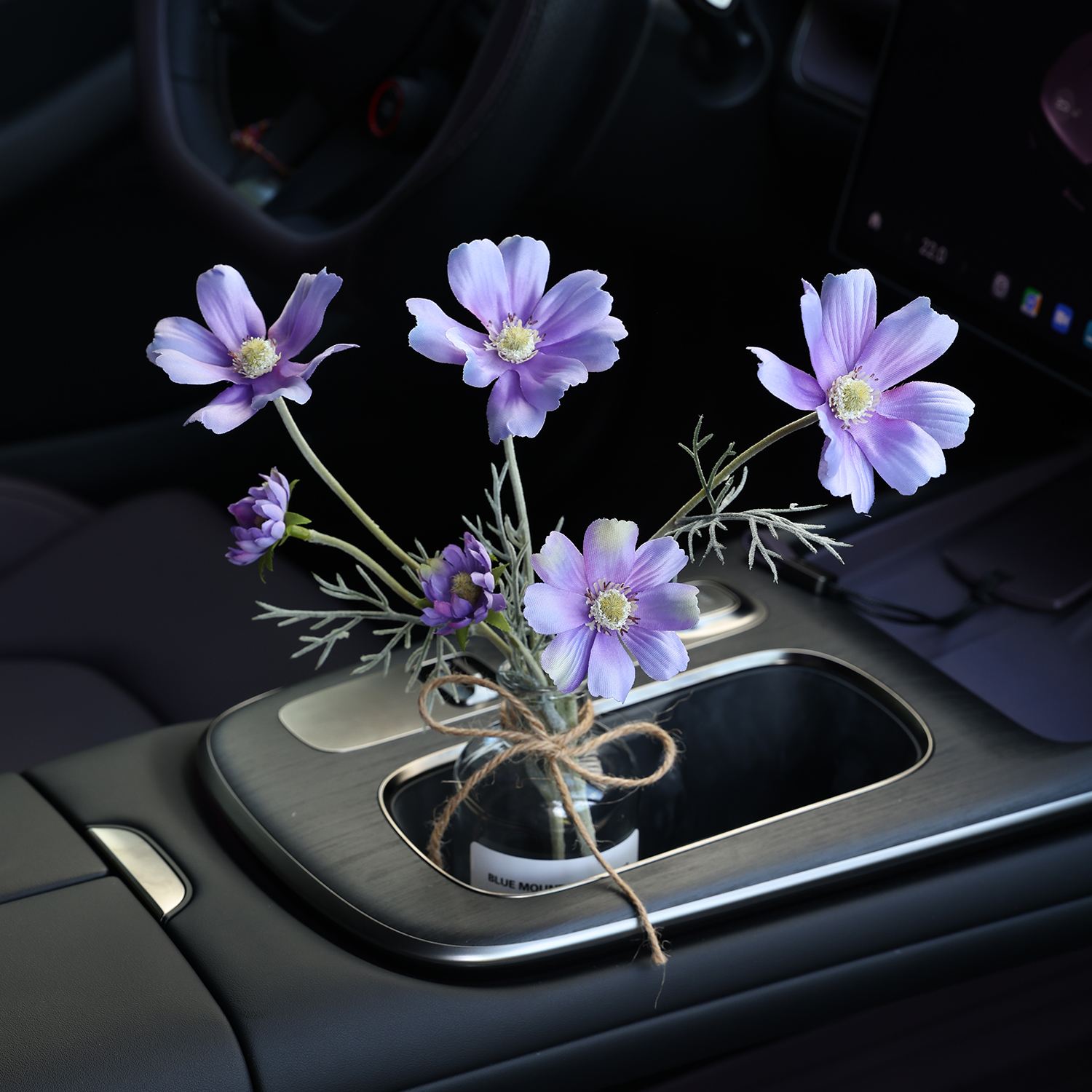 2025新款汽车车内女生中控装饰品