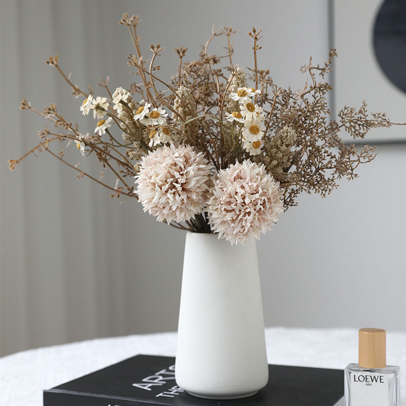 雏菊仿干花花束仿真花家居摆件