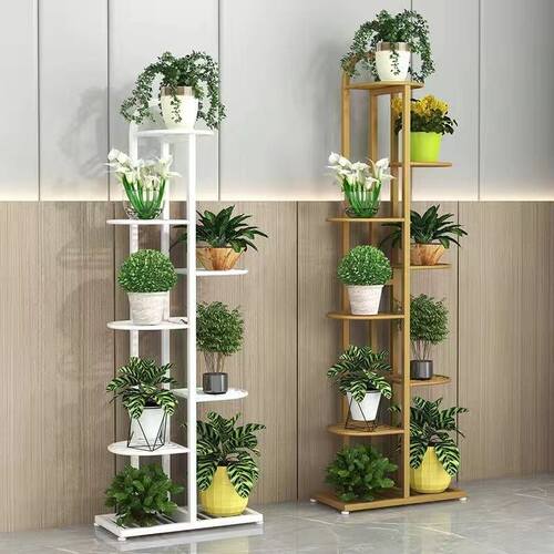 欧式地面客厅阳台花盆架多层铁艺花架绿萝多肉落地式花盆架