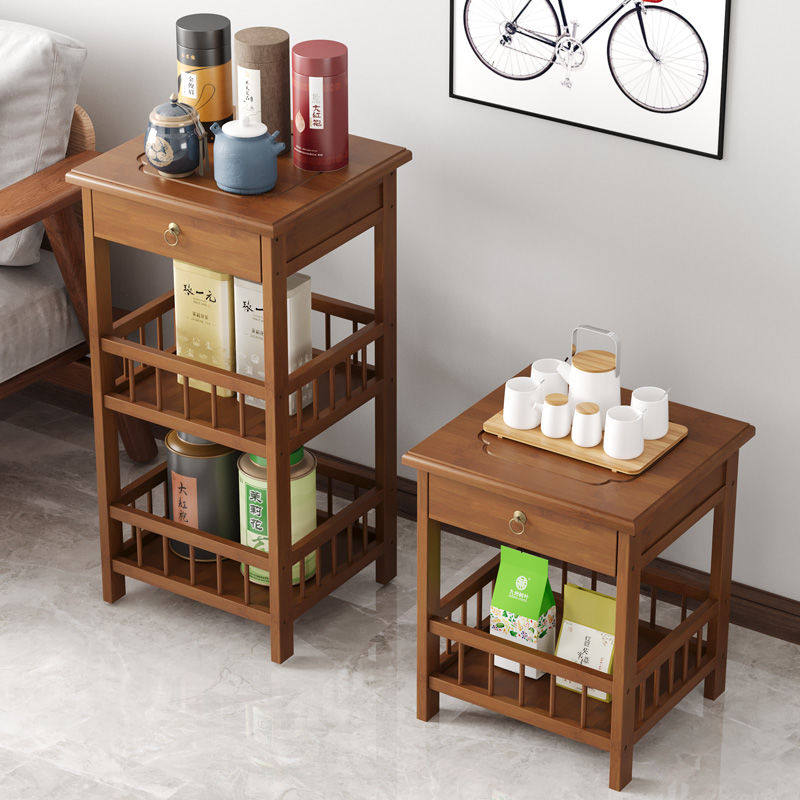 简易茶水柜中式博古架小型茶几客厅家用边几置物架方桌茶叶收纳架,住宅家具,茶几+电视柜,淘宝优惠券,粉丝福利购,淘宝优惠卷