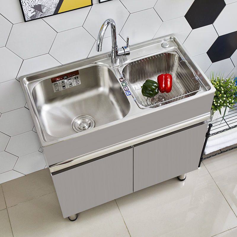304不锈钢洗衣柜水槽一体柜阳台洗手盆洗衣池浴室柜洗菜盆组合柜,住宅家具,自由组合衣柜,淘宝优惠券,粉丝福利购,淘宝优惠卷