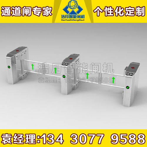 驾考中心人证合一比对桥式挡闸 斜角摆闸 人行通道闸景区门禁系统