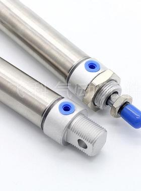 不锈钢迷你气缸MA16/20/25X50X60X75X80X90X100X125X150-S-CA SCA