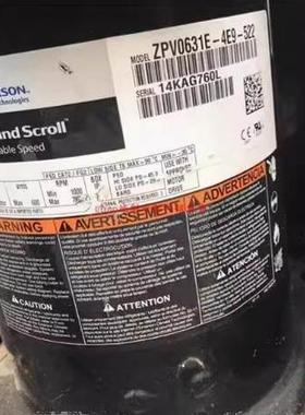 ZPV6351E-40E9-522ZPV0962KE-4X9-522 ZPV0 631E-5谷轮X9-22全新