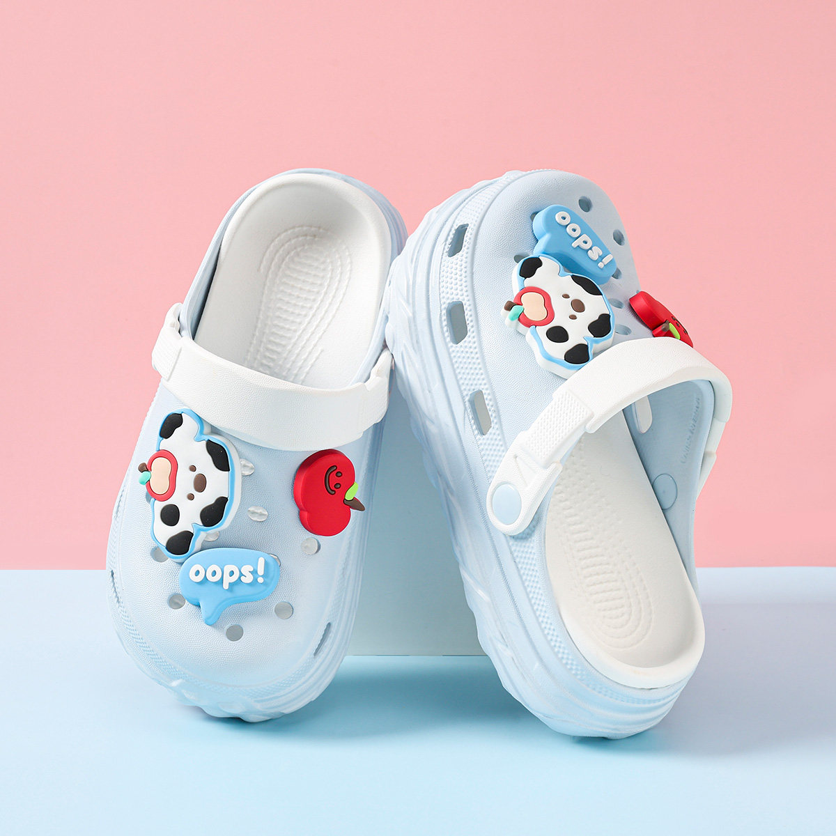 儿童洞洞鞋夏季新款卡通女童凉拖鞋防滑软底宝宝小孩幼儿园中大童