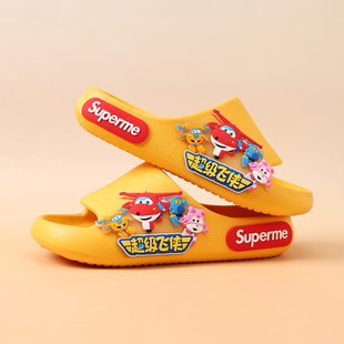超级飞侠儿童拖鞋防滑室内居家卡通男童凉拖鞋软底中大童浴室洗澡