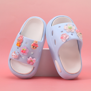 水晶拉布布女童凉拖鞋幼儿园小朋友玩耍防滑软底凉拖鞋宝宝亲子拖