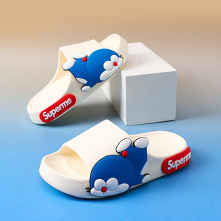 哆啦A梦儿童拖鞋外穿百搭防滑亲子拖宝宝室内玩耍静音软底小朋友