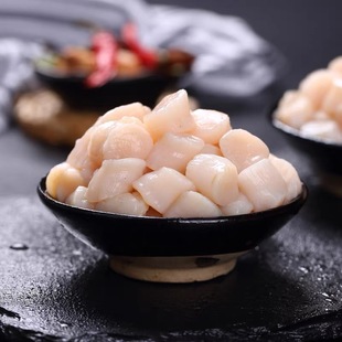 斤 养马岛本地扇贝丁 左右 70粒到80 到手3斤哦 手工现扒0添加