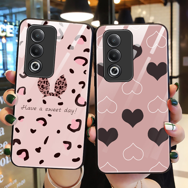 适用oppoA3活力版手机壳玻璃oppo保护A3x硅胶套5G全包PKD110防摔蝴蝶结oppa女a3软壳0pp0板opooa个性男潮新款