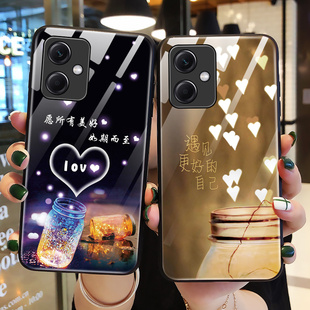 适用红米note12Rpro手机壳玻璃小米noto12r保护pro硅胶套5G全包防摔noter美好猪redmi软壳rpor女125g男潮个性