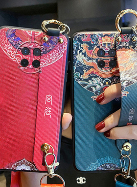 适用oppoace手机壳oppo renoace2保护套ACE2硅胶软壳ACE1全包renoAce防摔云鹤腕带女oopp男0PP0A个性斜挎挂绳
