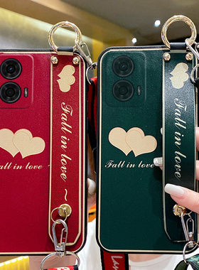 适用摩托罗拉S50neo手机壳motos50neo腕带保护硅胶套斜挎挂绳全包边防摔磨砂软noe超薄moto女联想新款高级感