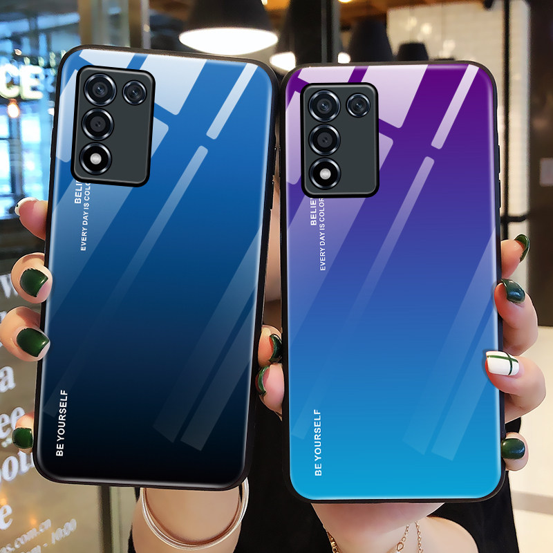 适用oppoK10活力版手机壳极光玻璃oppo保护硅胶套K10全包5G防摔渐变超薄opk软壳k10pro外oppk男0pp0板oopok女