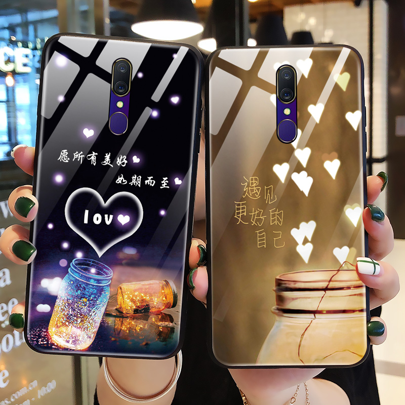 全包玻璃手机壳适用于oppoa9