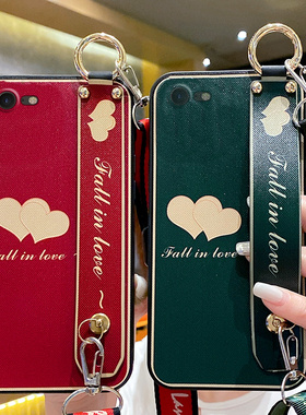 适用vivox9s手机壳步步高vivo保护x9plus硅胶套x9splus软壳x9i全包x9s防摔爱心腕带vovi外vivix女X9L潮牌挂绳