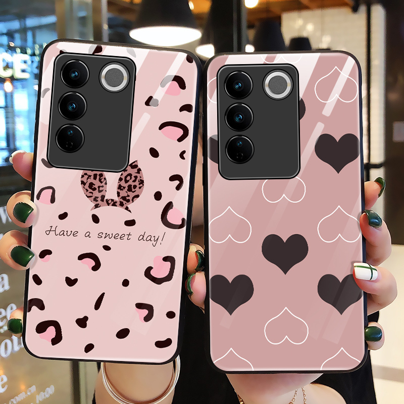 玻璃手机壳适用vivos16