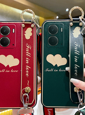 适用真我neo7x手机壳realmeNeo7x保护硅胶套RMX5071全包防摔爱心腕带noe7软壳realme女oppo新款gtneo斜跨挂绳