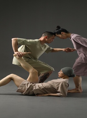 OVERSIZE 谢欣同款现代舞时尚外穿全棉柔软宽松T恤短裤套装男女