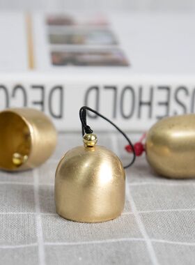 纯铜迷你铃铛DIY金属小风