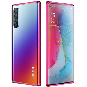 适用oppoReno3pro手机壳自带镜头双面玻璃reno3元气版5G保护