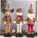 snowflake man cloth Christmas telescopic old doll decoration