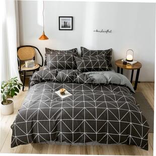 4pc bedsheet set flat sheet student bed cover single/double