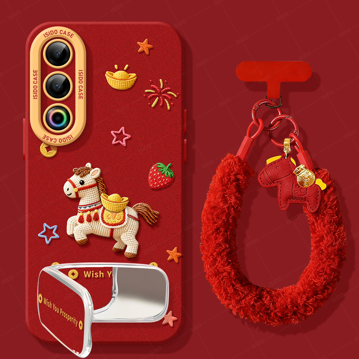 毛线小马适用魅族21pro手机壳20红色2026新款21硅胶note16pro新年meizu全包防摔note16马年本命年20pro女款,3C数码配件,手机保护套/壳,淘宝优惠券,粉丝福利购,淘宝优惠卷