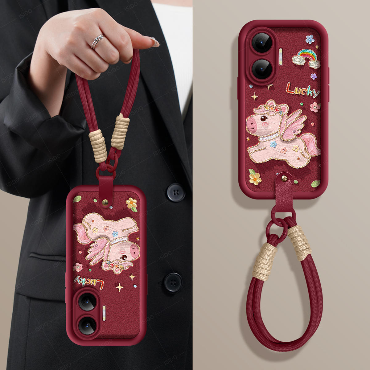 适用红米Turbo4Pro手机壳皮纹