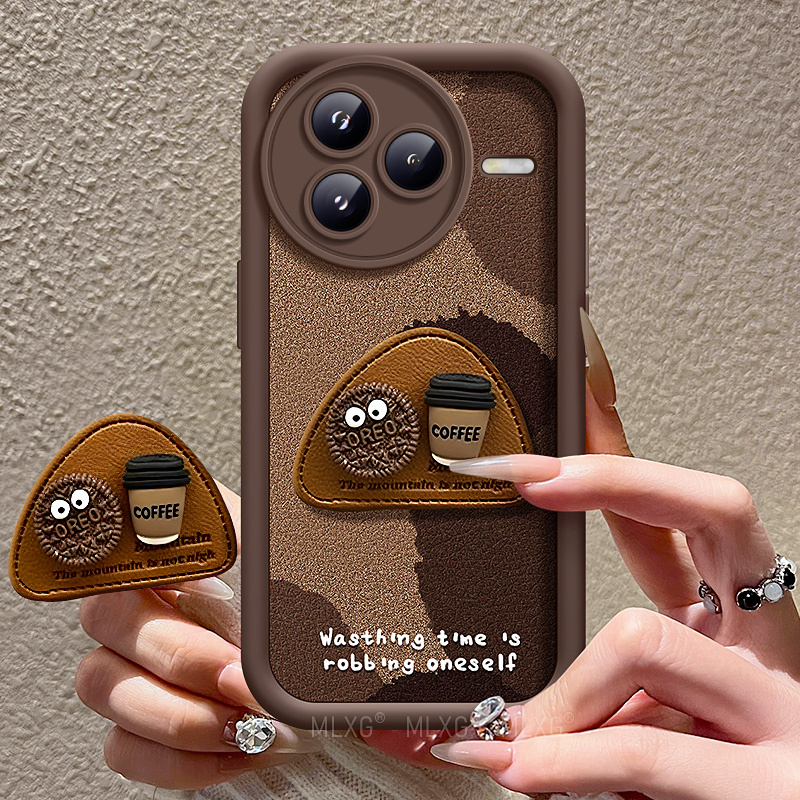 适用小米civi5Pro手机卡通皮纹