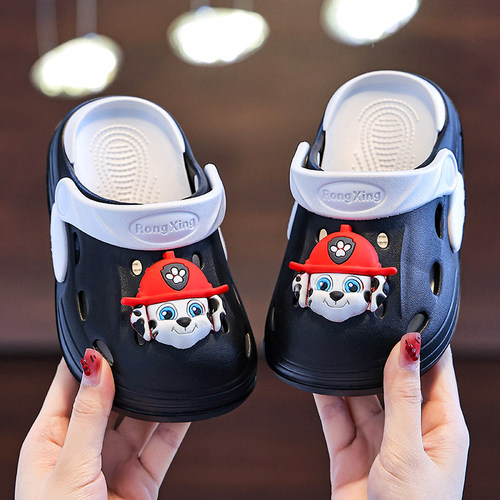 【EVA踩屎感】汪汪队卡通男女童洞洞鞋防滑儿童拖鞋户外居家沙滩