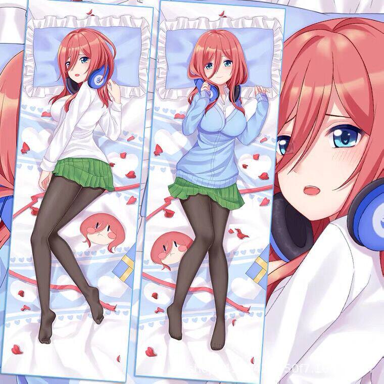 中野三玖等身人形长抱枕套五等分的新娘货源动漫周边靠枕靠垫