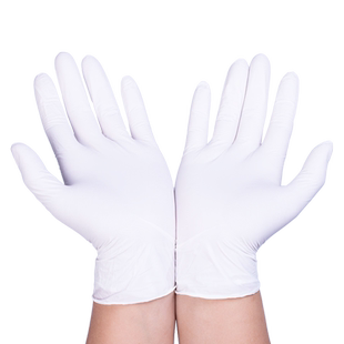 一次性手套丁腈食品级餐饮加厚高弹贴手乳胶橡胶牙科家务防水PVC