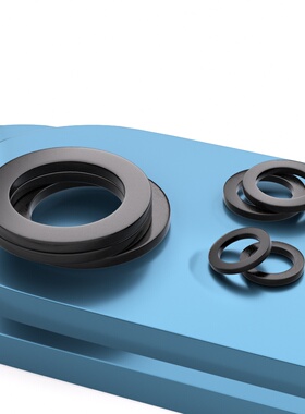 黑色304/316不锈钢平垫加大垫圈华司挡圈圆形垫片M1M2M3M4M5-M20