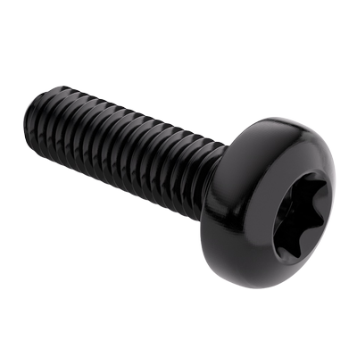 NS黑色304不锈钢盘头梅花螺丝钉