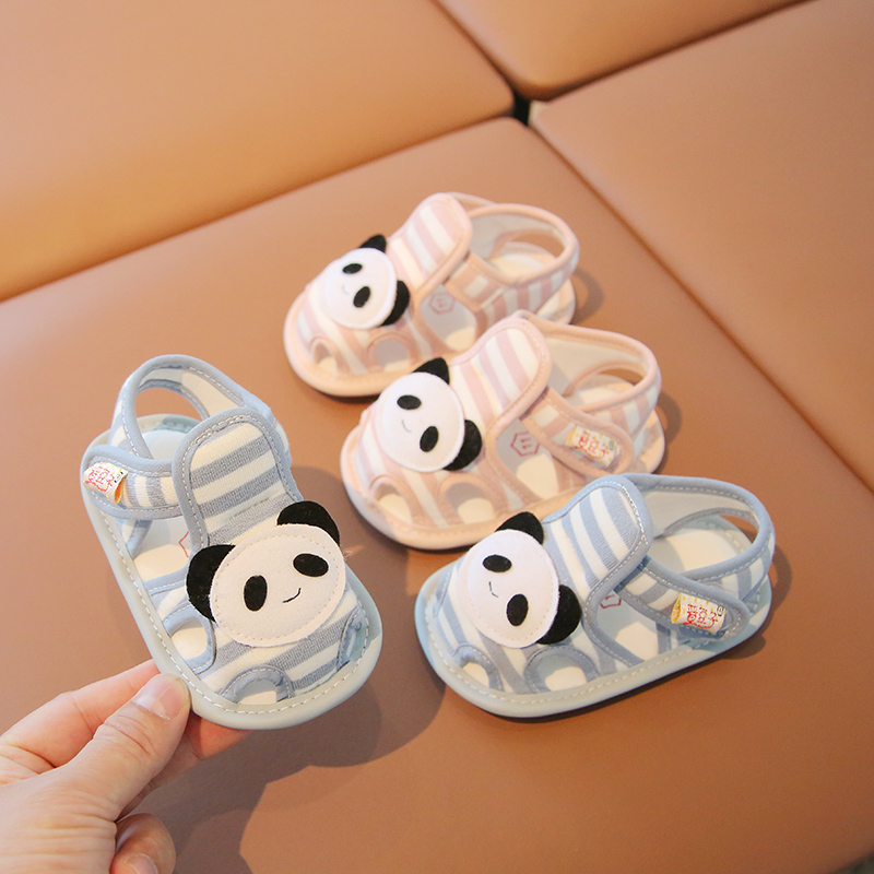 婴儿布凉鞋软底学步鞋透气男宝