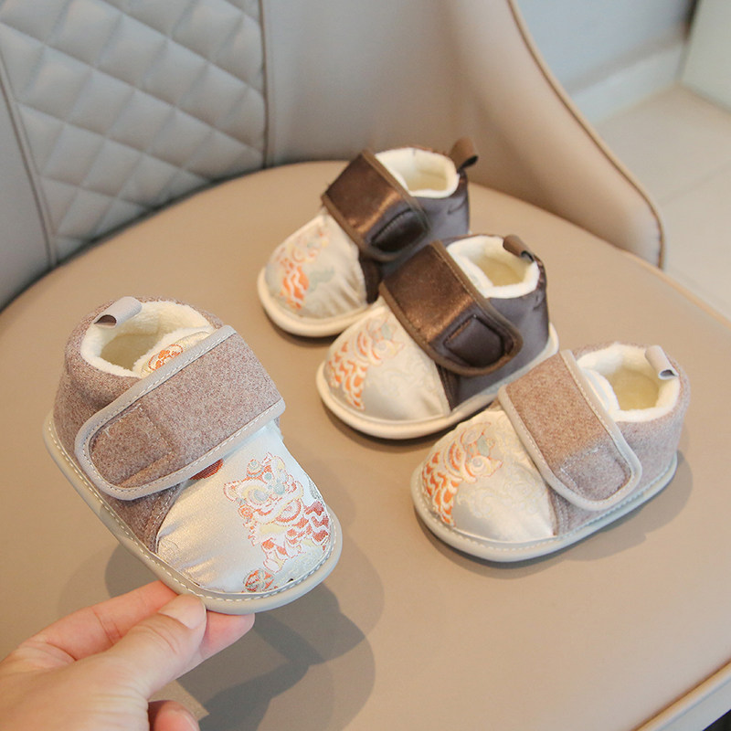 宝宝鞋子冬婴幼儿冬鞋加绒保暖鞋