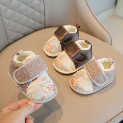 宝宝鞋子冬婴幼儿冬鞋加绒保暖鞋