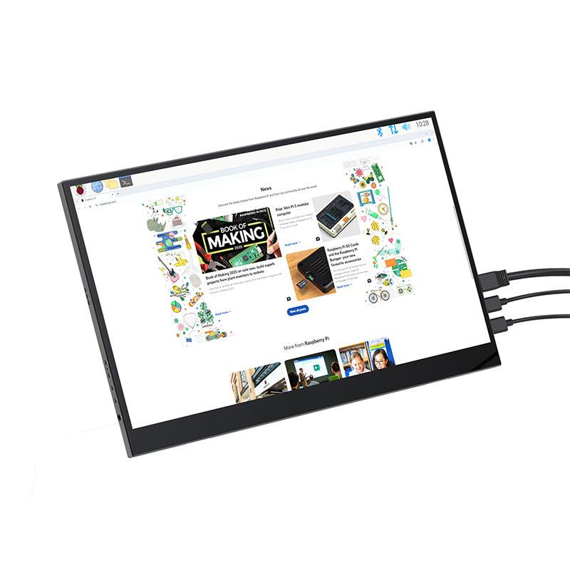 15.6寸电容十点触摸显示器Type-C/miniHDMI显示接口 聚碳酸酯外壳